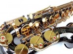 Saxo Alto Fontai FT - 6430 BN  Negro - Afinado en MI bemol Con Estuche y Plumero de Limpieza 