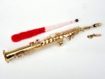 Saxo Soprano Fontai FT - 6433 L - Afinado en SI bemol    Bronceado Con 2 Boquillas - Estuche - Plumero ( PRODUCTO AGOTADO )