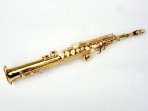Saxo Soprano Fontai FT - 6433 L - Afinado en SI bemol    Bronceado Con 2 Boquillas - Estuche - Plumero ( PRODUCTO AGOTADO )