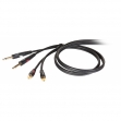 Cable Proel DH 630 LU 09  Plug Plug  6.30 Mono + RCA RCA  90 cm  Nª 26