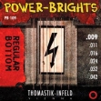 Juego  Cuerdas Thomastik Power Brights R.B. PB 109 = 009 - 011 - 016 - 024 - 032 - 042