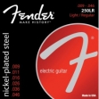 Juego De 6 Cuerdas Fender Nickel - Plated Para Guitarra Eléctrica  250 LR 009 - 046