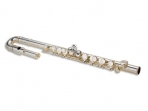 Flauta Traversa Curva Silver Fontai, Trae Estuche Liviano