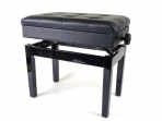 Banqueta (Sillin) Para Piano Regulable para 1 Persona con Espacio Para Libros, Medidas, Largo 56 cm, Ancho 35 cm, Alto 48 a 58 cm