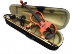 Violín Eléctrico Finelegend Clavijas - Diapason Montonera de Ebano, Con Arco Estuche Resina y Fonos 