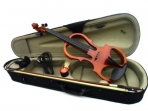 Violín Eléctrico Finelegend Clavijas - Diapason Montonera de Ebano, Con Arco Estuche Resina y Fonos 