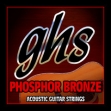 Juego Cuerdas Acero Guitarra Acústica  ghs Phosphor Bronze  011 - 050