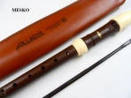 Flauta dulce soprano Aulos  703 BW   Digitación Barroca Imitación  Madera  JAPON 