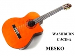 Washburn C - 5 CE, Guitarra  Cuerdas Nylon con Equalizador  Con Afinador Barcus Berry 