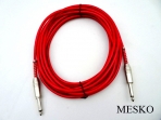 Cable Plug - Plug 6 de Metros  6,3 Rojo