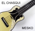 El Chasqui Especial, Charango Linea Profesional, Tapa Pino Abeto Caja Nogal Negro o Naranjillo, Puente y Diapasón de Ebano # 4 