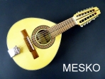 Bandurria Mesko  Especial, Cubierta de Pino Abeto, Caja de Nogal, Puente y Diapason de Jacaranda Electroacústica, Equalizador Joyo con Afinador ( PRODUCTO AGOTADO )