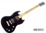  Memphis S G, Guitarra Eléctrica 2 Cápsulas Dobles, 22 Espacios, Tira Cuerdas y Puente Estilo Les Paul