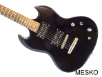  Memphis S G, Guitarra Eléctrica 2 Cápsulas Dobles, 22 Espacios, Tira Cuerdas y Puente Estilo Les Paul  # 13