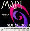 Juego Cuerdas de Acero Para guitarra 12 Cuerdas Mari Spiral 2000  =  012  - 052