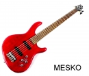 Cort Action Bass V Plus TR 5 Cuerdas Cort Action Bass V Plus Activo,  24 Espacios, Incluye Funda   