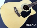 Memphis Fock 991, Guitarra Cuerdas Metálicas,  Equalizador con Afinador (PRODUCTO AGOTADO) 