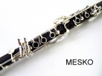 Clarinete Fontai de Ebano Solido - Afinado en SI bemol  