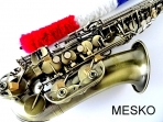 Saxo Alto Allegro  ALL 6430 AN  - Afinado en MI bemol  Acabado Antiguo. Incluye, Estuche, Plumero y Paño de Limpieza, Guantes, Caña de Repuesto