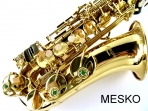 Saxo Alto Allegro  ALL 6430 L  -  Afinado en MI bemol   Acabado Dorado Brillante. Incluye, Estuche, Plumero y Paño de Limpieza, Guantes, Caña de Repuesto