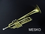 Trompeta Allegro Gold 6416 L  Dorada, Incluye Estuche