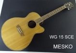 Washburn WG  15 SCE Jumbo, Guitarra Cuerdas Metálicas, 20 Espacios, Equalizador Fishman 301T con Afinador ( PRODUCTO AGOTADO )