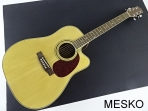 Memphis DG - 300 OC  Folk Guitarra Cuerdas Metálicas con Equalizador  de 4 Bandas **