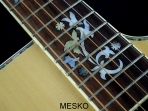 Memphis Folk GW 494, Guitarra Cuerdas Metálicas, Electroacústica con Equalizador Digital 4 Bandas con Afinador  (PRODUCTO AGOTADO) 