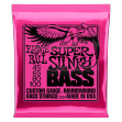 Juego de 4 Cuerdas Para Bajo Ernie Ball 2834  Super Slinky  de Niquel 45 - 65 - 80  - 100  Made In U S A 