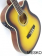 Valenciana, Guitarra Cuerdas Metálicas con Equalizador Incluye Funda, AR **