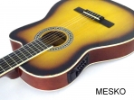 Valenciana, Guitarra Cuerdas Metálicas con Equalizador Incluye Funda, AR **