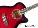 Valenciana, Guitarra Cuerdas Metálicas con Equalizador Incluye Funda, RJ  (PRODUCTO AGOTADO)