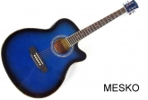 Valenciana, Guitarra Cuerdas Metálicas con Equalizador Incluye Funda, AZ N **