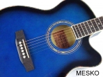 Valenciana, Guitarra Cuerdas Metálicas con Equalizador Incluye Funda, AZ N **