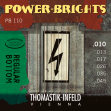 Jugo Cuerdas Thmastik Power Brights  PB 110 = 010 - 013 - 017 - 026 - 035 - 045