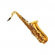 Saxo Tenor Allegro  ALL 6435 L  - Afinado en SI Bemol ( Bb ) Acabado Dorado Brillante. Incluye, Estuche, Plumero y Paño de Limpieza, Guantes, Caña de Repuesto