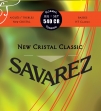 Juego  Cuerdas Nylon Savarez 540 CR New Cristal Classic  Alta Tensión