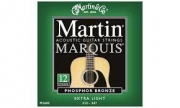 Juego de 6 Cuerdas metálicas  Martin  M 1000 Maquis Bronze 80/20 Para Guitarra  Acústica