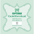 Juego Cuerdas Optima Para Cello  3/4 - 4/4 - 1200  Producto Aleman