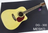  Memphis DG - 300 OC  Folk Guitarra  Cuerdas Metálicas  ( PRODUCTO AGOTADO )
