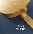 Mesko, Guitarra M-09 Concierto Cuerdas Nylon, Construida con Maderas Laminadas,Tapa Pino Abeto o Sapelly, Caja de Sapelly, Puente y Diapasón de Caoba, Electroacústica con Equalizador Joyo Activo con Afinador de  3 Bandas  # 12 / 1