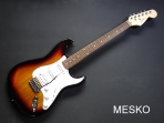  Memphis FTAST - 32, Guitarra Eléctrica  2 Capsulas  mas 1 Doble - Color Negro y Sanburst   #  11