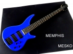 Memphis  FTSRB 5 BL  Azul 5 Cuerdas  24 Espacios 2 Capsulas ( 7 )