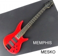 Memphis  FTSRB 5 RED  Rojo 5 Cuerdas  24 Espacios 2 Capsulas ( 7 )