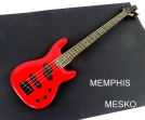 Memphis  FTSRB 4 RED ROJO 4 Cuerdas  24 Espacios 2 Capsulas ( 8 )