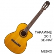 Takamine  GC 3 CE-NAT Guitarra Clásica con Cataway Cuerdas Nylon Electroacústica Equalizador Takamine TP-4T con Afinador  # 22