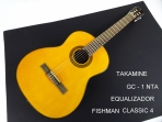 Takamine GC - 1 NAT  Guitarra Clásica Cuerdas Nyon con Equalizador Fishman Classic 4 Instalado por Mesko (PRODUCTO AGOTADO)