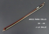 Arco para Cello 4/4  J. LA SALLE - Largo 71 cm y 3/4  - 68,5 Largo Aproximado  Producto Original Marca Certificada  # 3