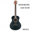 Washburn  AGM 5B MK, Guitarra Cuerdas Metálicas Perfecta para Musicos que Viajan # 29 B