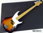 Tagima TW - 66 SB-L/WH Series Sunburst, 21 Espacios, Bajo 4 Cuerdas 